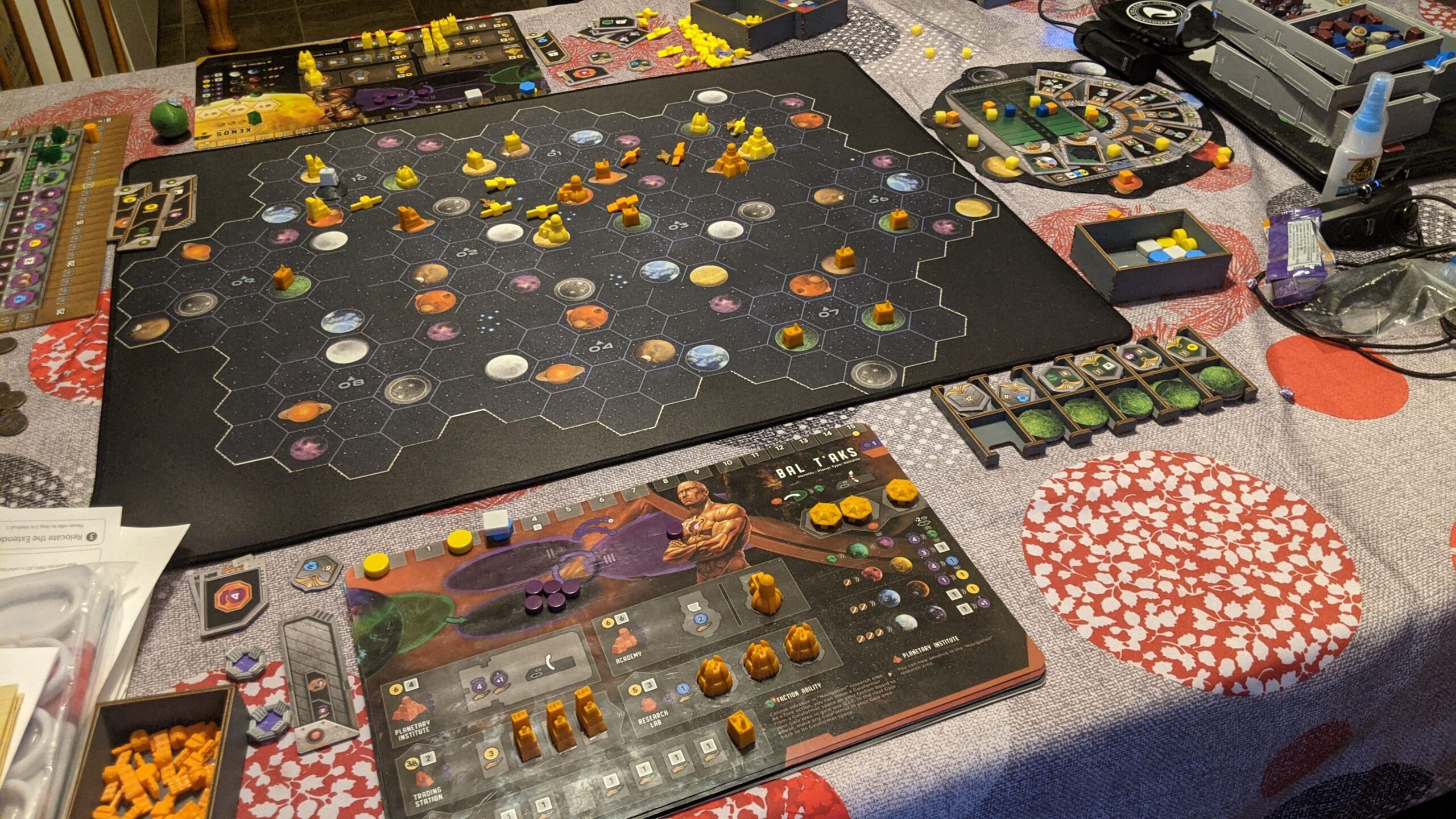 Custom playmats with edge stitched