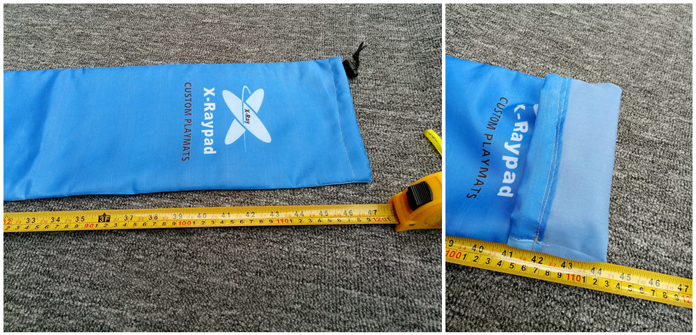 X-raypad Playmat bag size