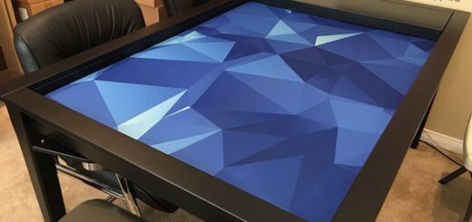 geometric playmat