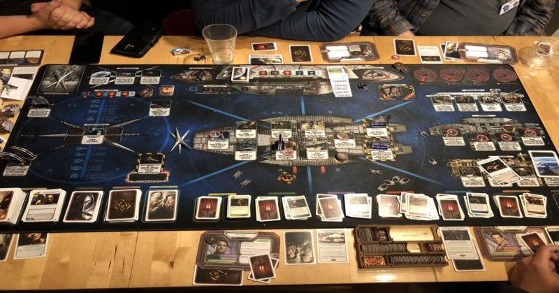 custom Battlestar galactica card game playmat