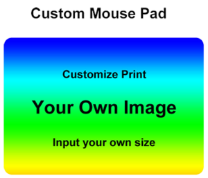 Custom mouse pads
