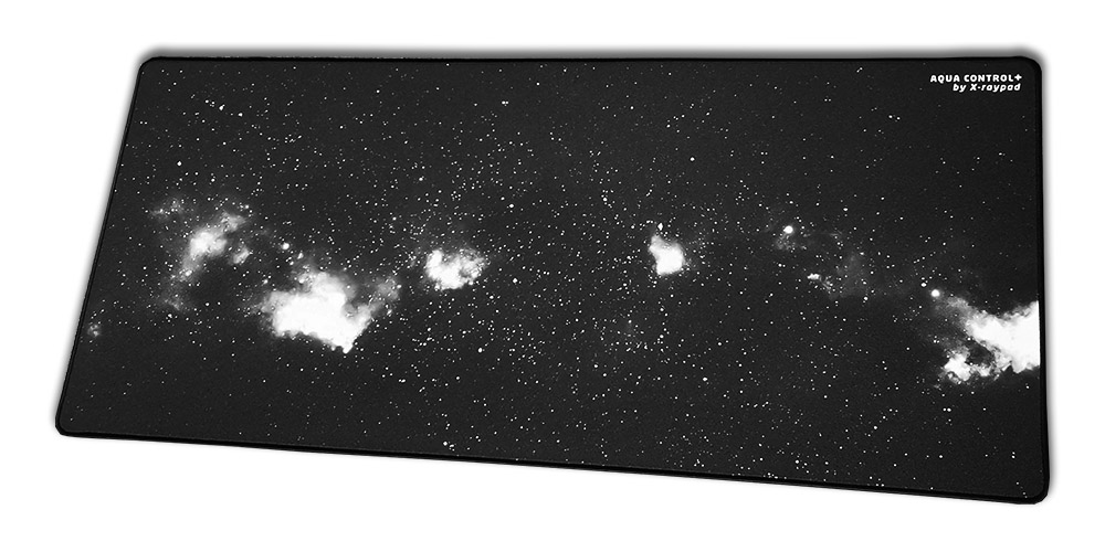 Black Galaxy XXL Aqua Control Plus gaming mouse pad