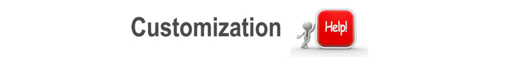 Customization help