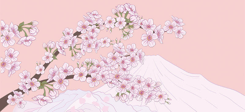 Custom Pink Sakura mouse pad proof